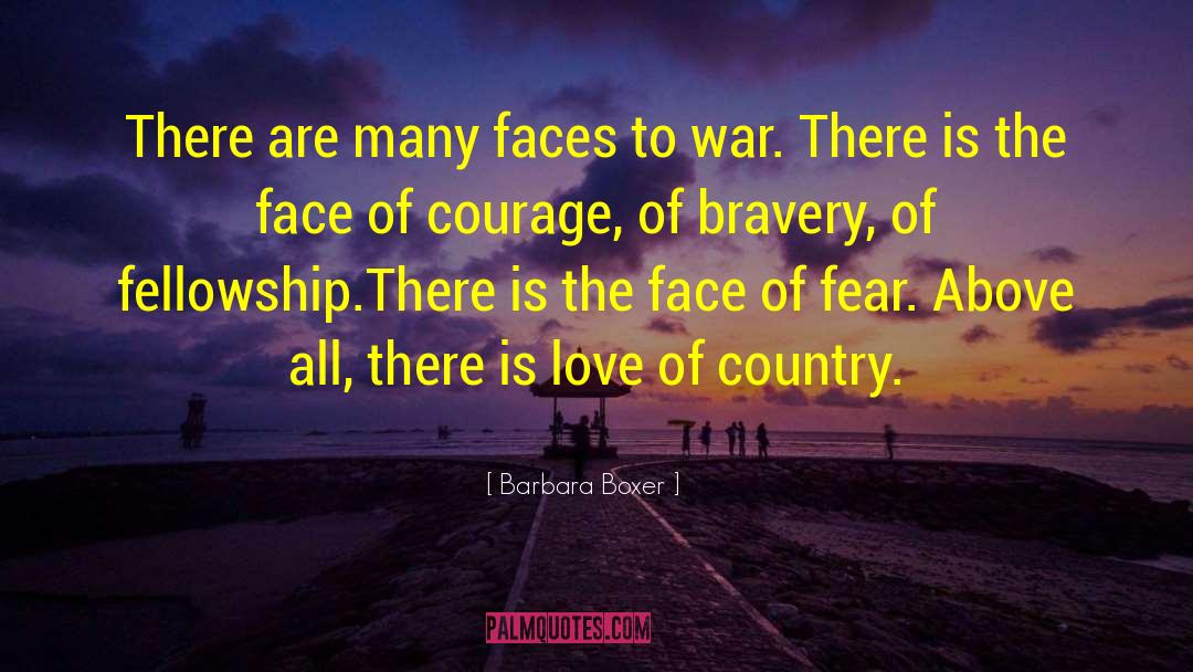 Face Of Fear quotes by Barbara Boxer