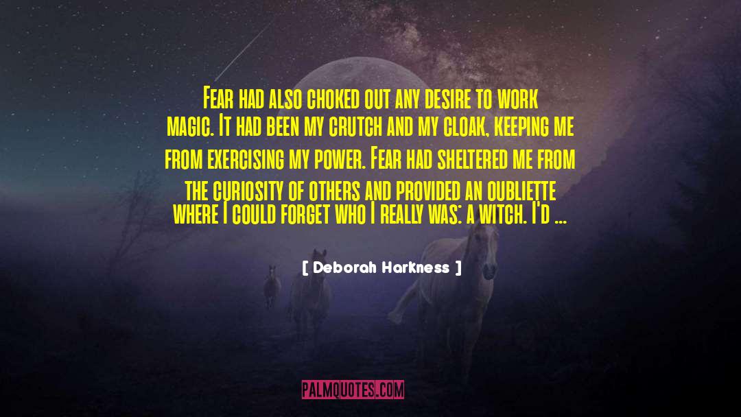 Face Of Fear quotes by Deborah Harkness