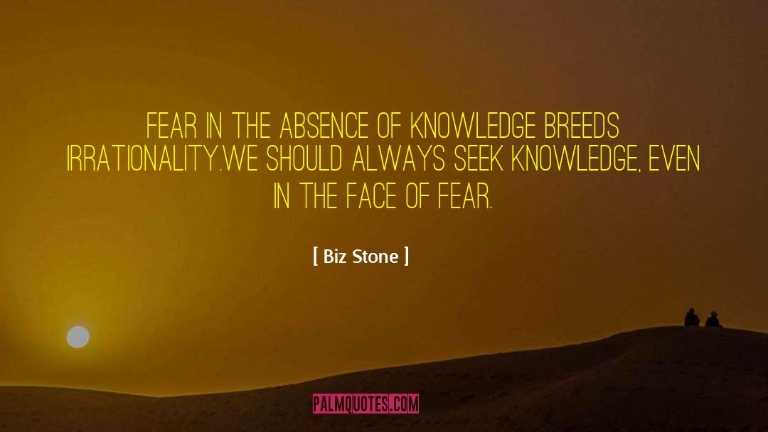 Face Of Fear quotes by Biz Stone