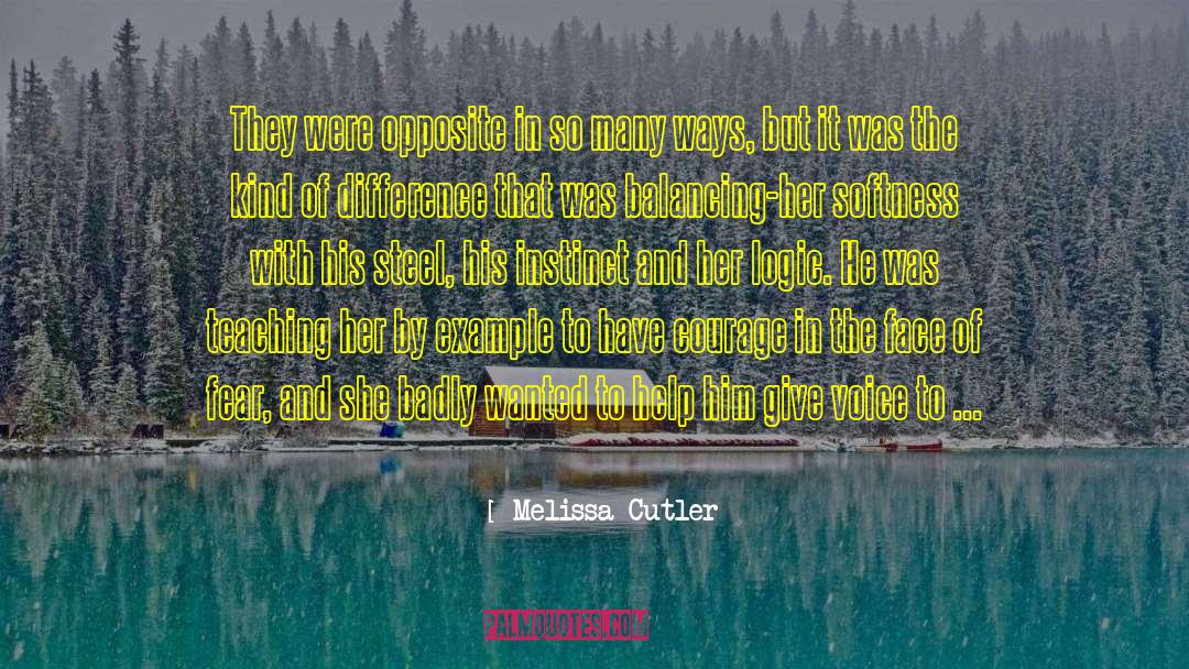 Face Of Fear quotes by Melissa Cutler
