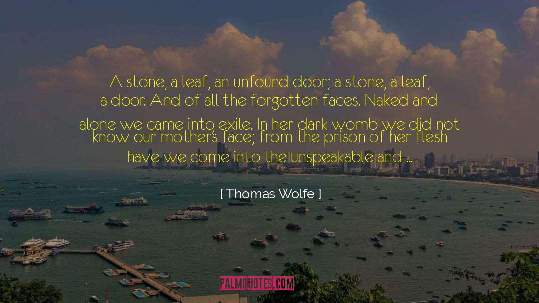 Face Realities quotes by Thomas Wolfe