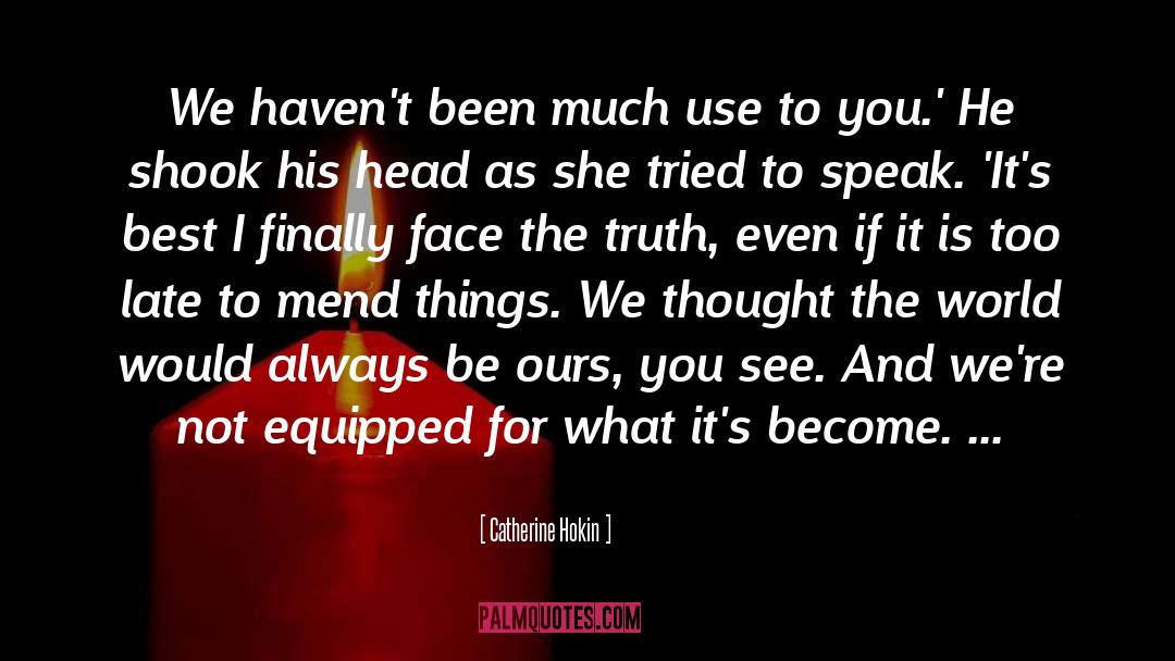 Face The Truth quotes by Catherine Hokin