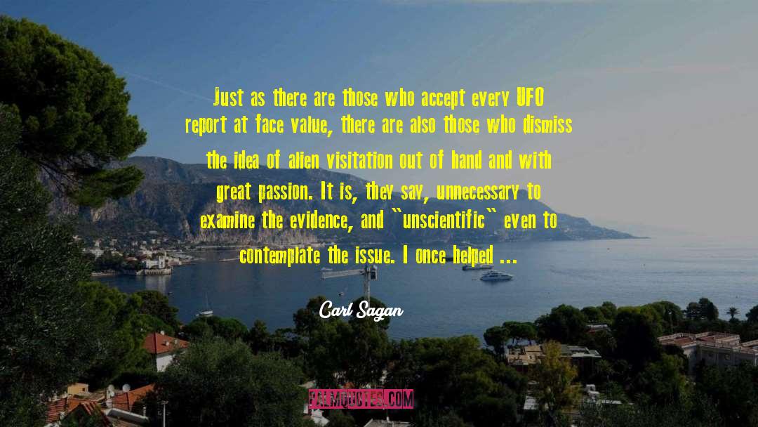 Face Value quotes by Carl Sagan