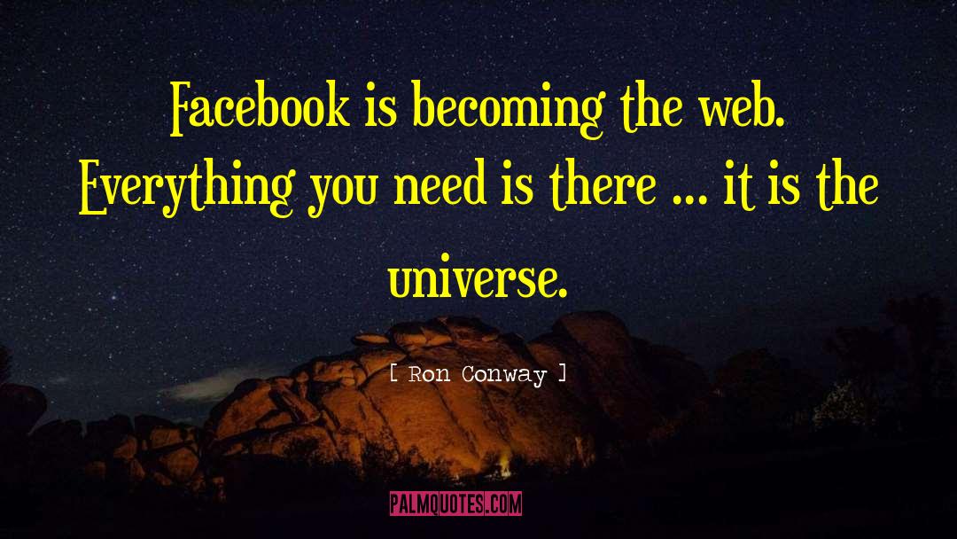 Facebook Likes quotes by Ron Conway