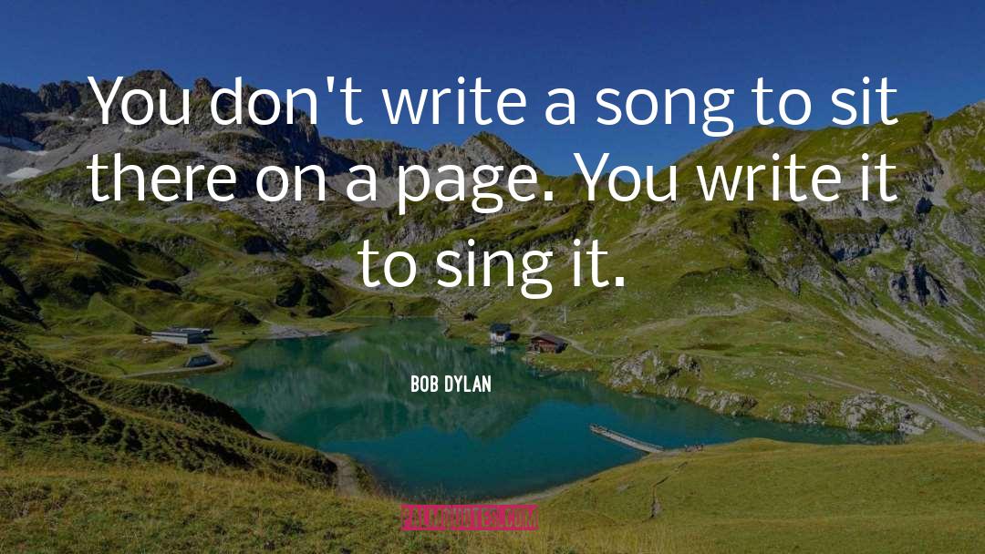 Facebook Page quotes by Bob Dylan