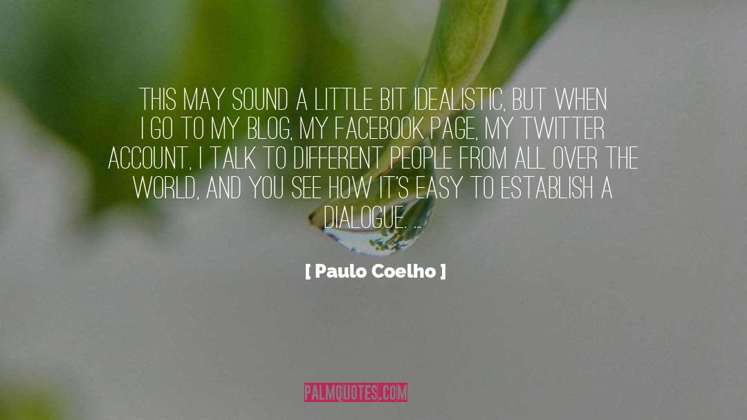 Facebook Page quotes by Paulo Coelho