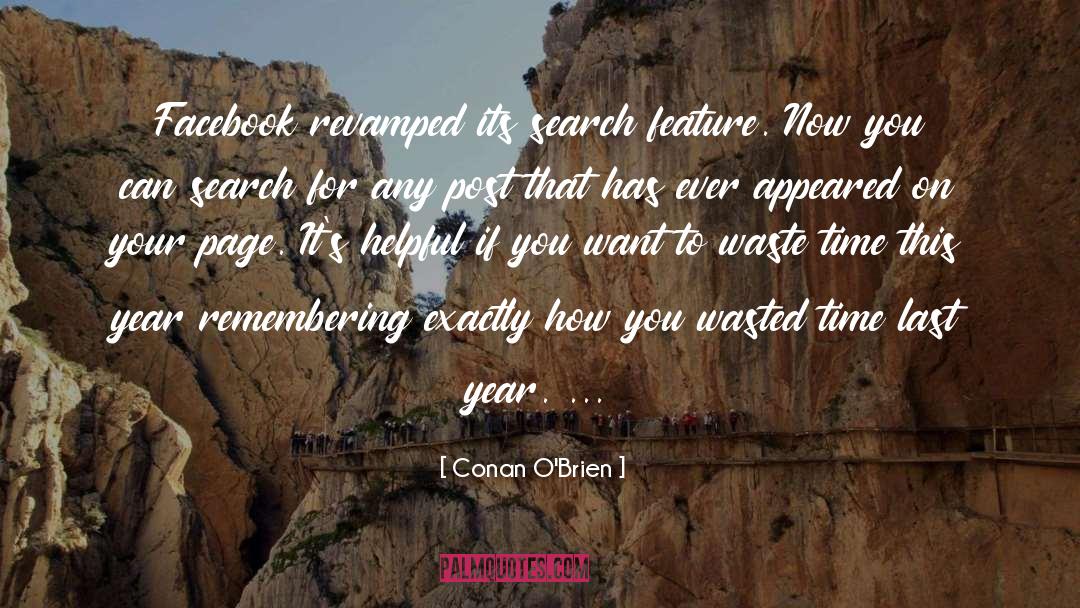 Facebook quotes by Conan O'Brien