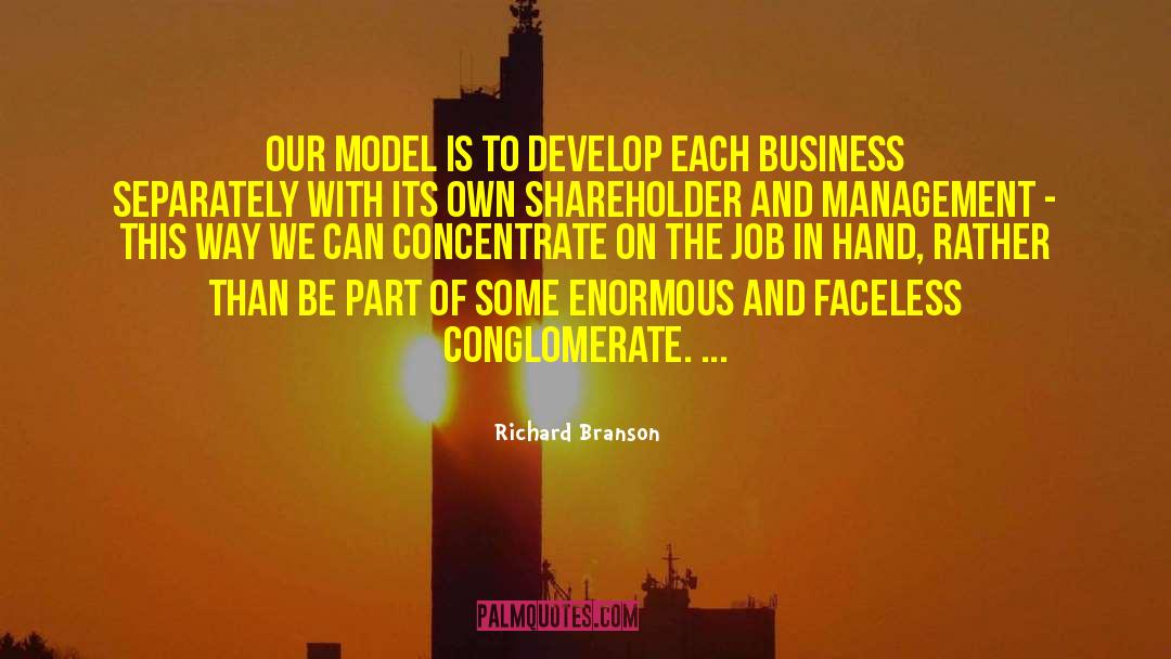 Faceless quotes by Richard Branson