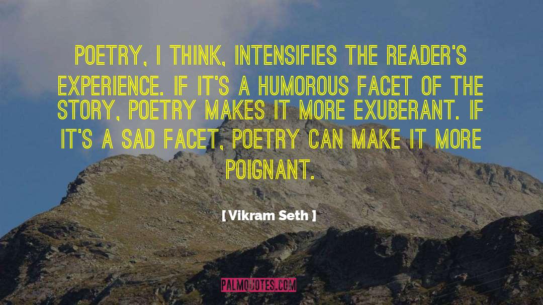 Facets quotes by Vikram Seth