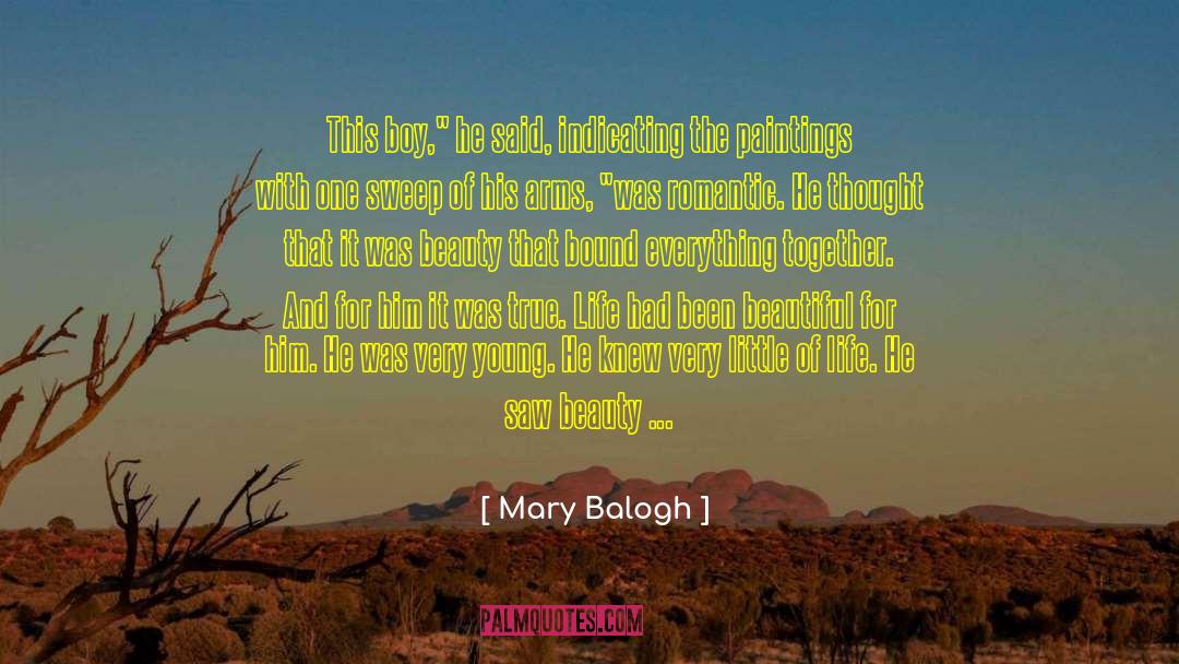 Facial Beauty quotes by Mary Balogh