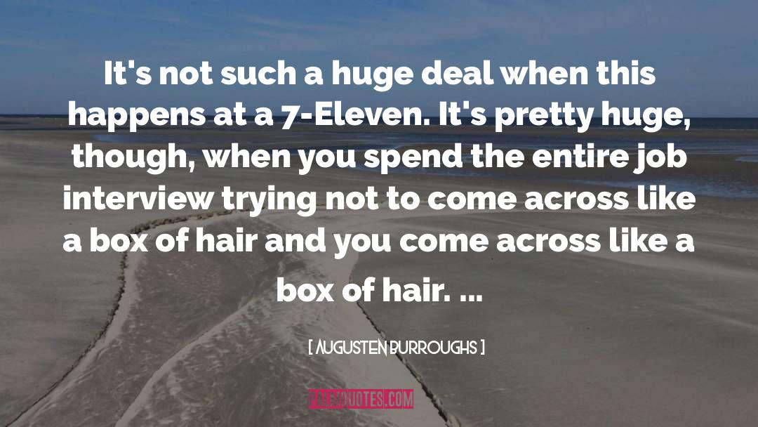 Facial Hair quotes by Augusten Burroughs