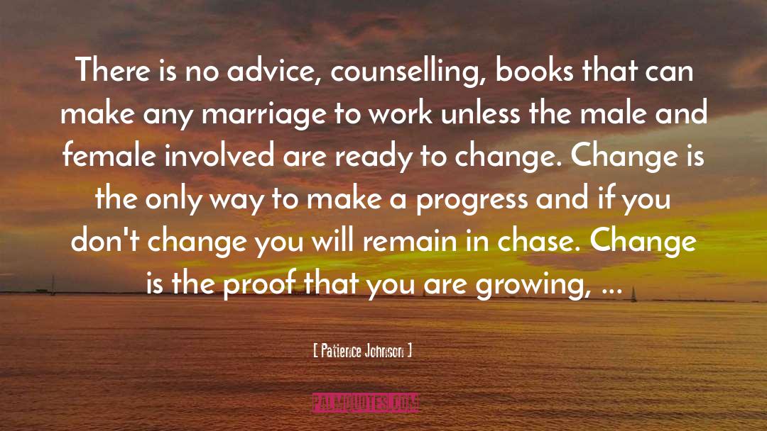 Facilitate Change quotes by Patience Johnson