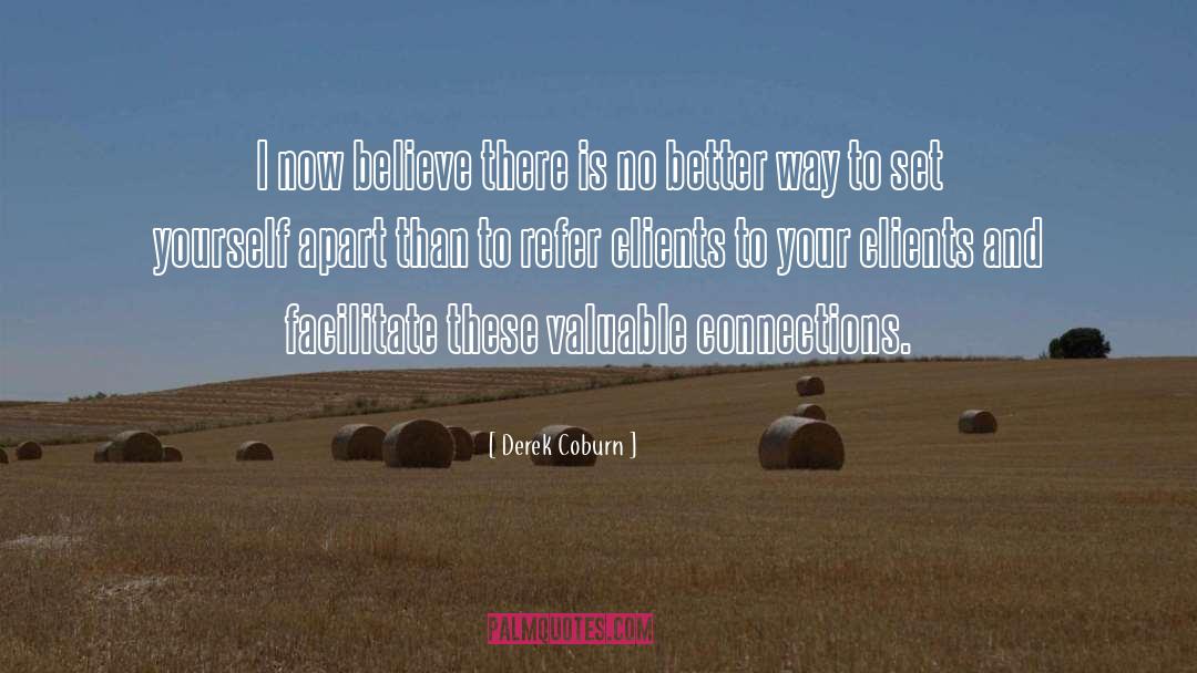 Facilitate quotes by Derek Coburn