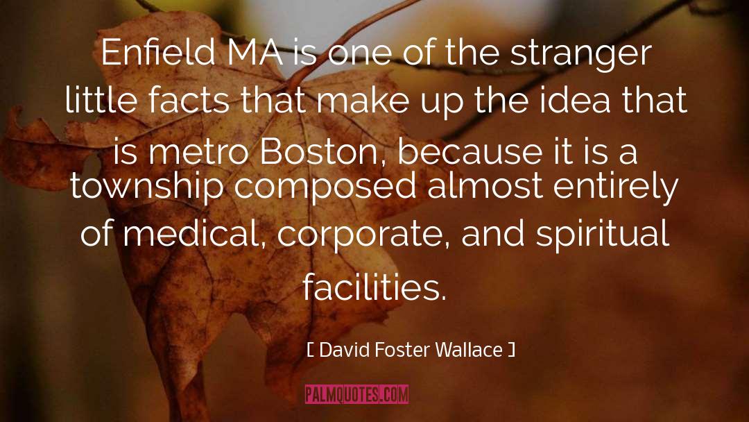 Facilities quotes by David Foster Wallace