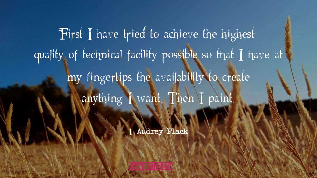 Facility quotes by Audrey Flack