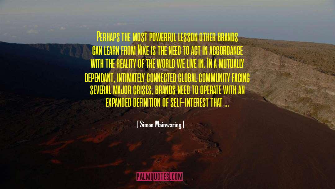 Facing Adversity quotes by Simon Mainwaring