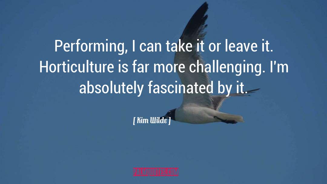 Facing Challenges quotes by Kim Wilde