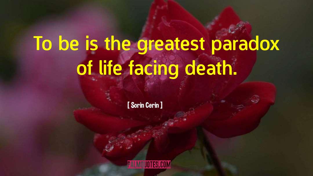 Facing Death quotes by Sorin Cerin