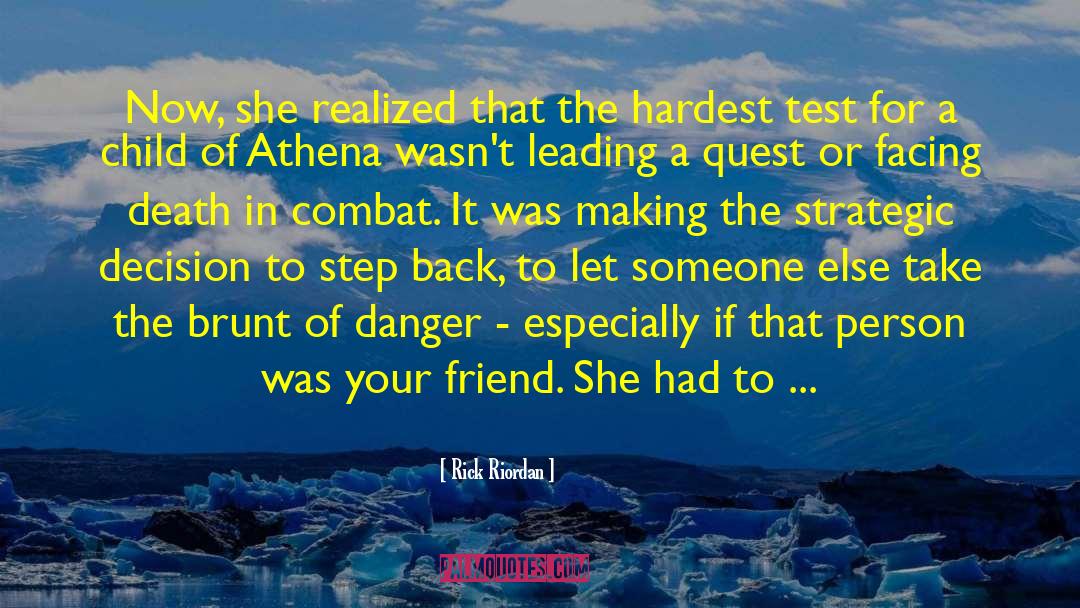 Facing Death quotes by Rick Riordan