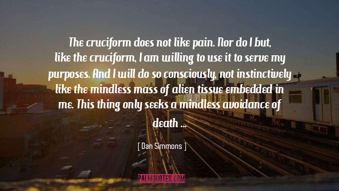 Facing Death quotes by Dan Simmons