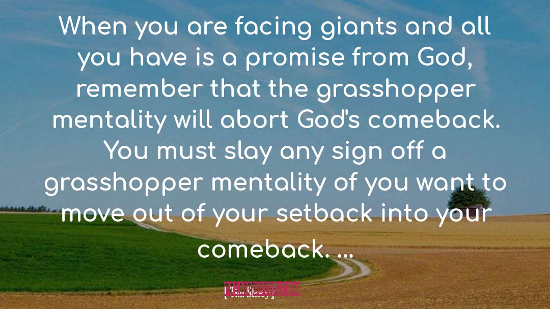 Facing Giants quotes by Tim Storey