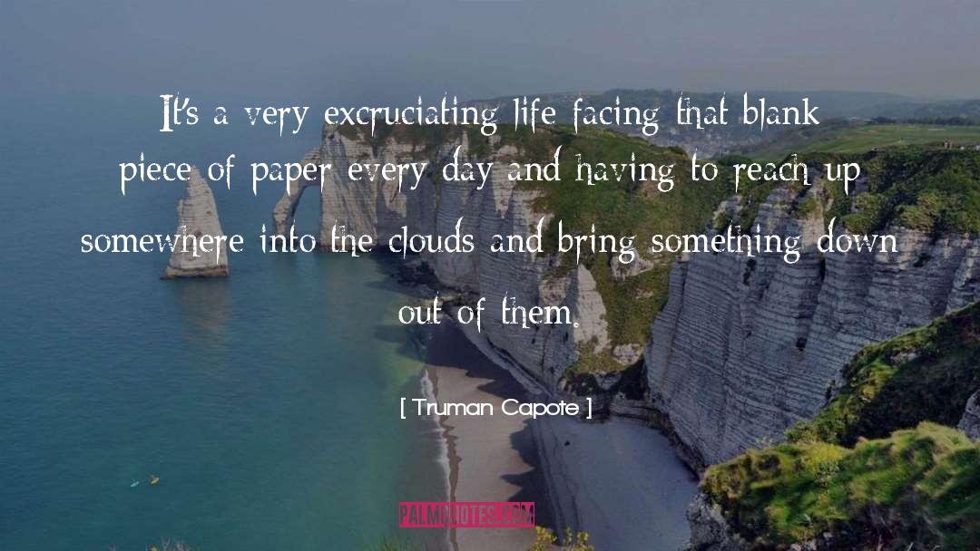 Facing quotes by Truman Capote