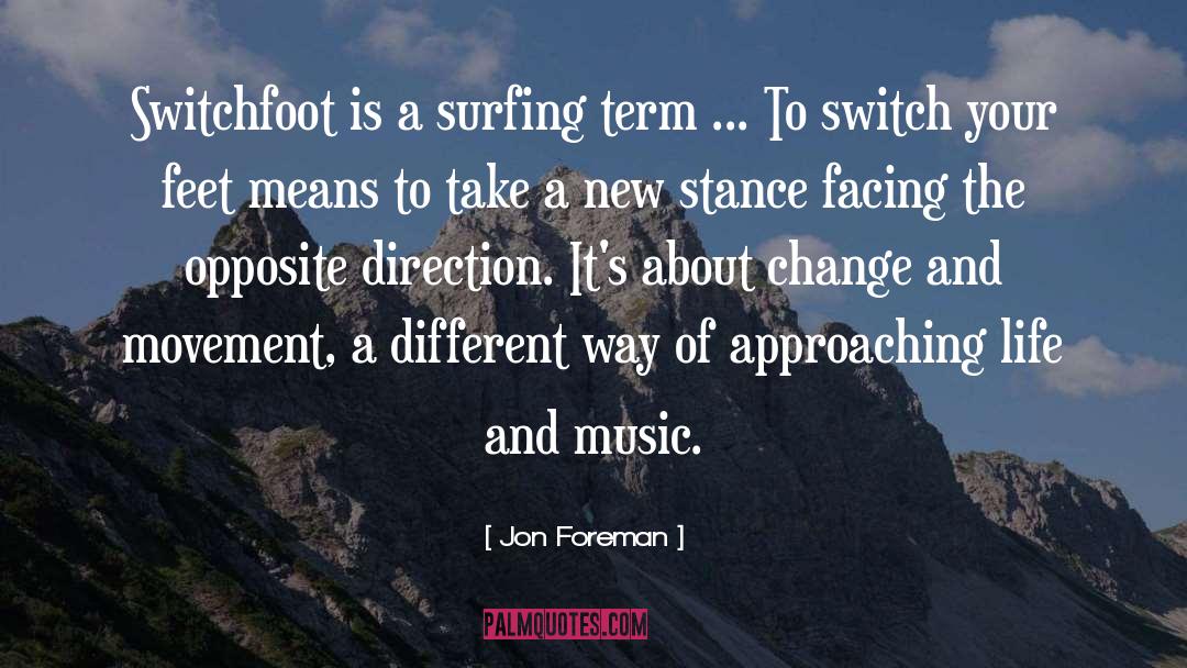 Facing quotes by Jon Foreman