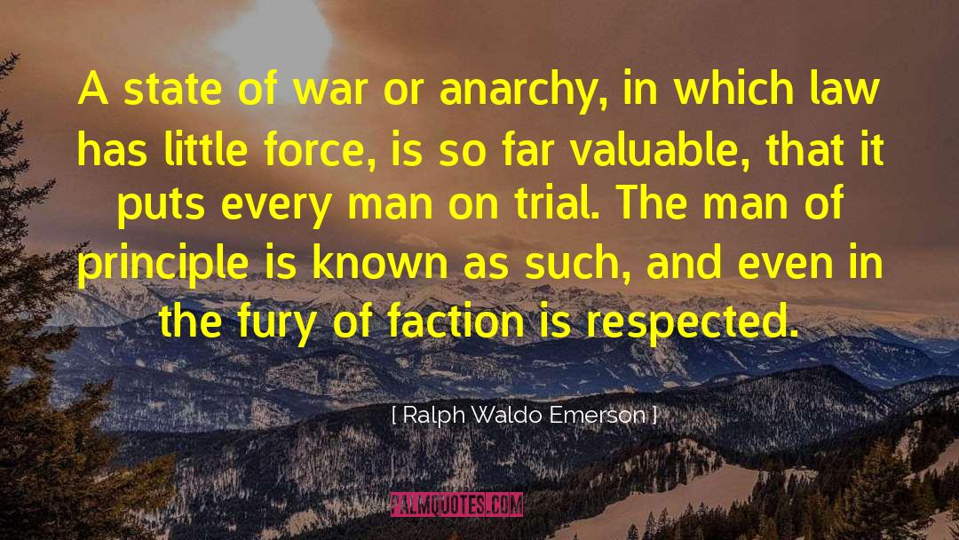 Faction quotes by Ralph Waldo Emerson