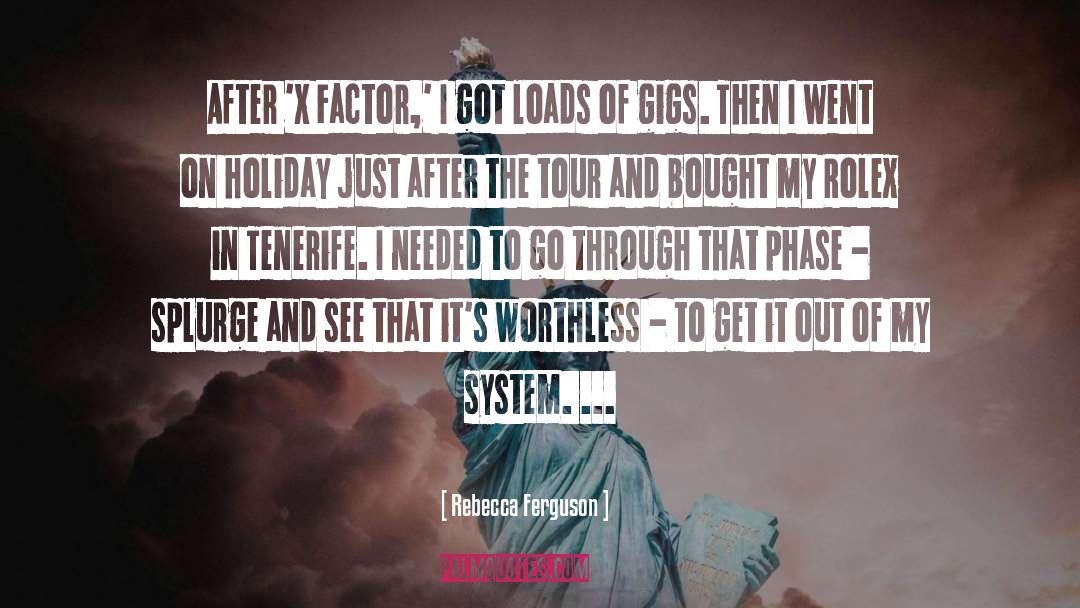 Factor quotes by Rebecca Ferguson
