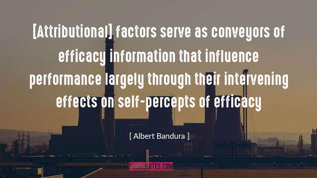 Factors quotes by Albert Bandura