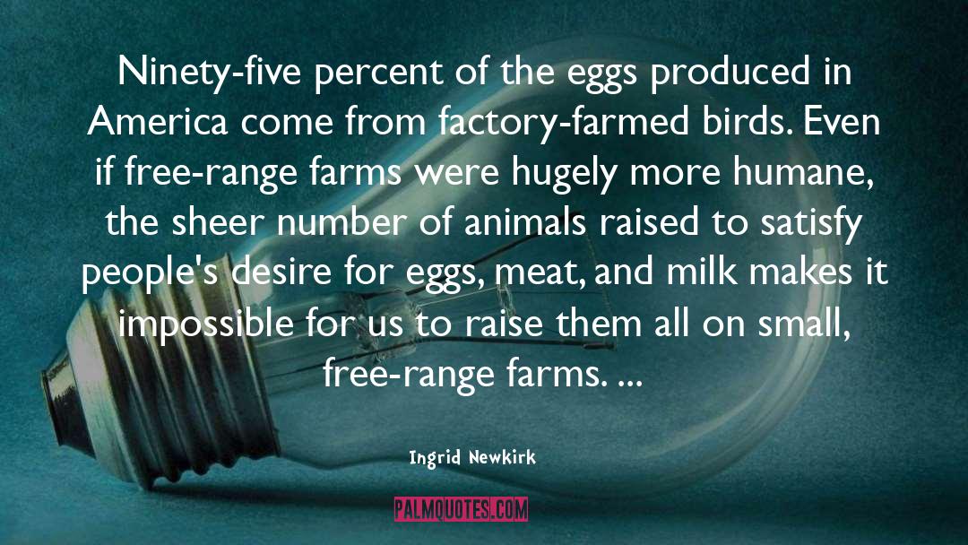Factory Farmed Meats quotes by Ingrid Newkirk