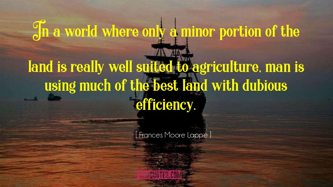 Factory Farming quotes by Frances Moore Lappe