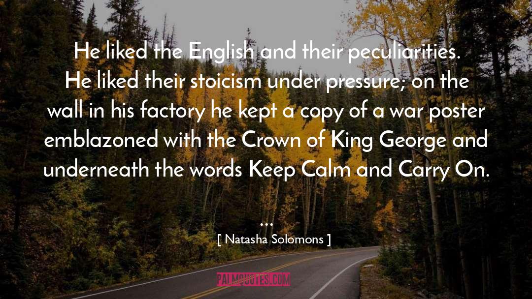 Factory quotes by Natasha Solomons