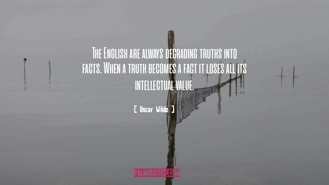 Facts quotes by Oscar Wilde