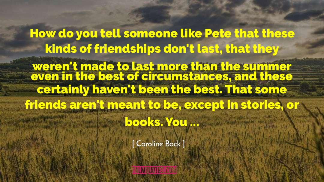 Facts You Dont Want To Know quotes by Caroline Bock