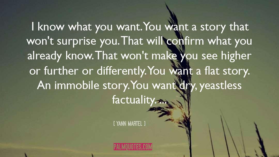 Factuality quotes by Yann Martel