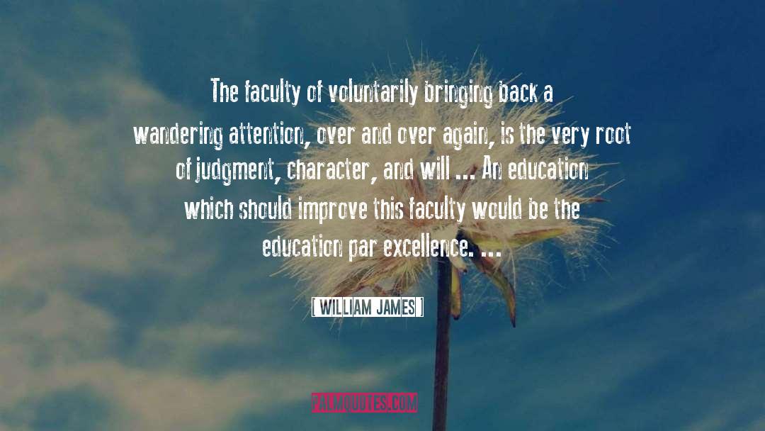 Faculty quotes by William James