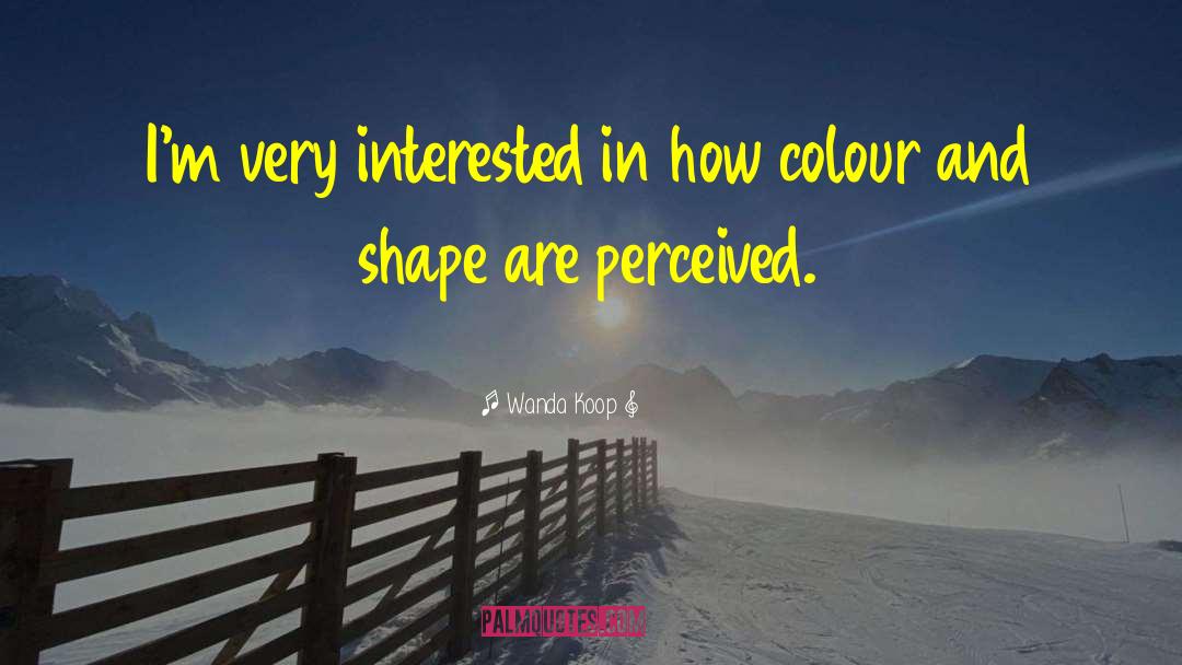 Faded Colour quotes by Wanda Koop