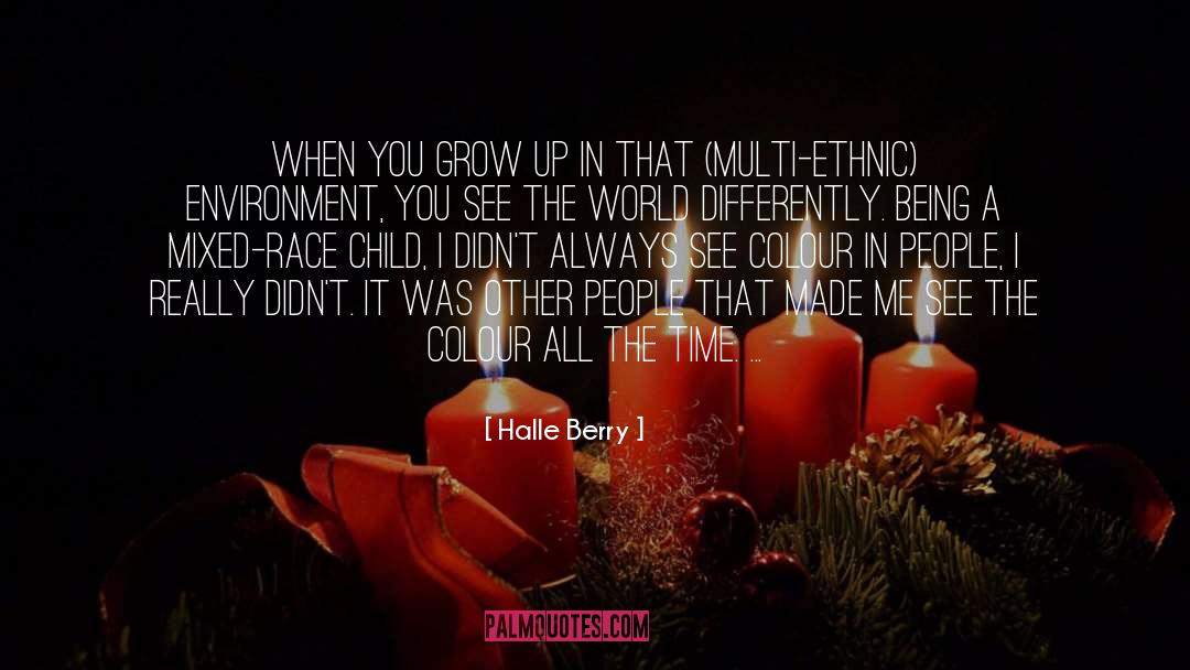 Faded Colour quotes by Halle Berry