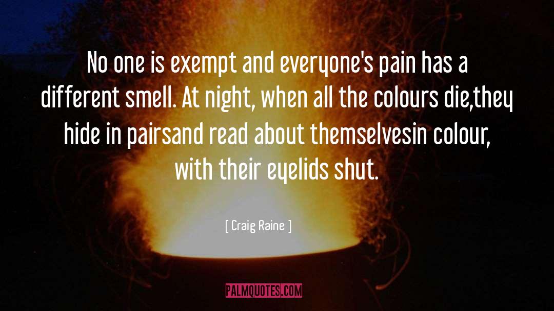 Faded Colour quotes by Craig Raine