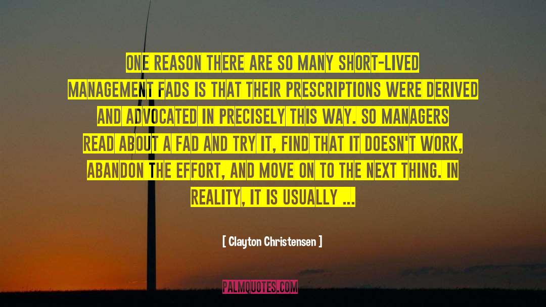 Fads quotes by Clayton Christensen