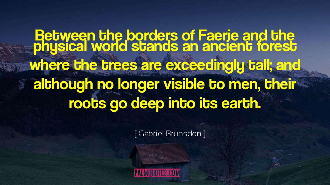 Faerie quotes by Gabriel Brunsdon