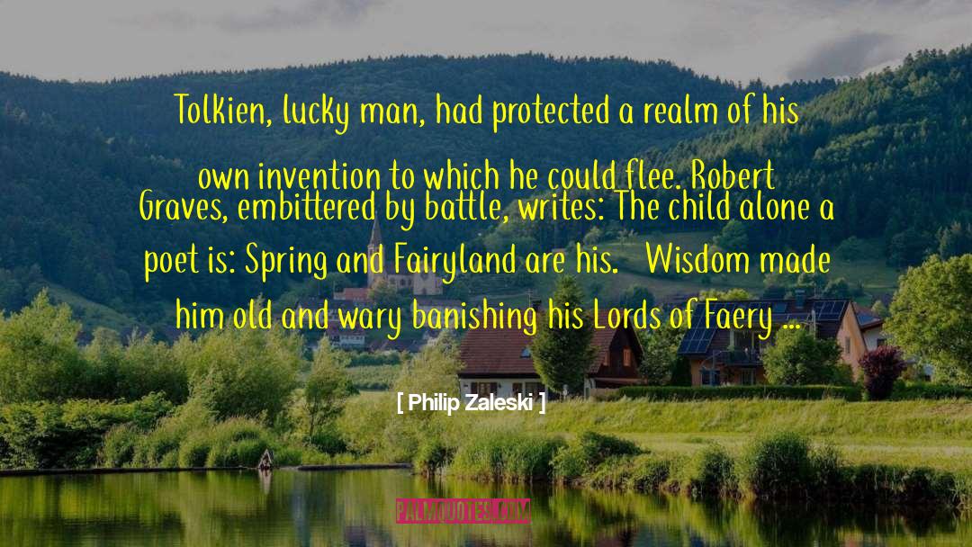 Faery quotes by Philip Zaleski