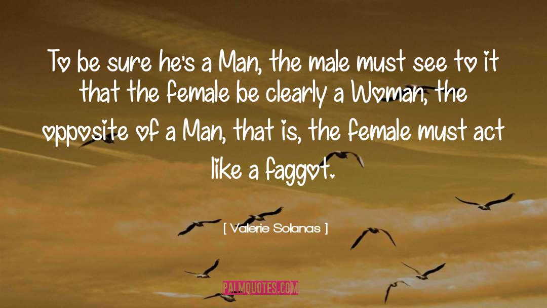 Faggot quotes by Valerie Solanas