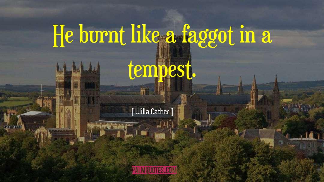 Faggot quotes by Willa Cather
