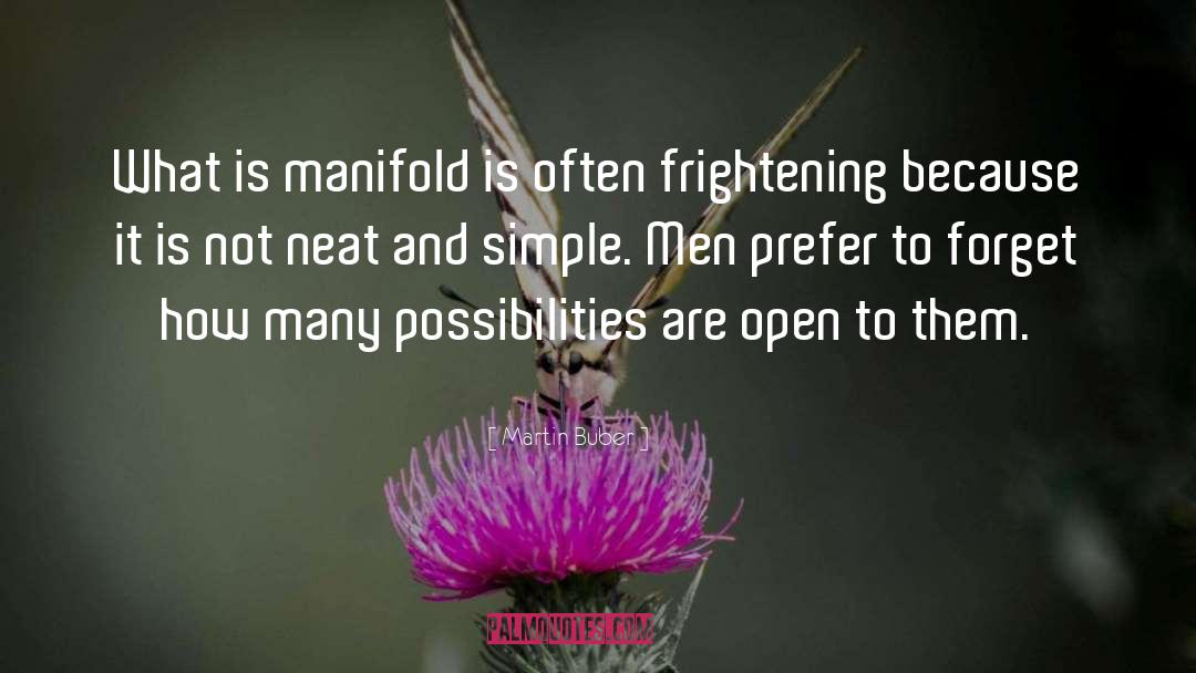 Fahler Manifold quotes by Martin Buber