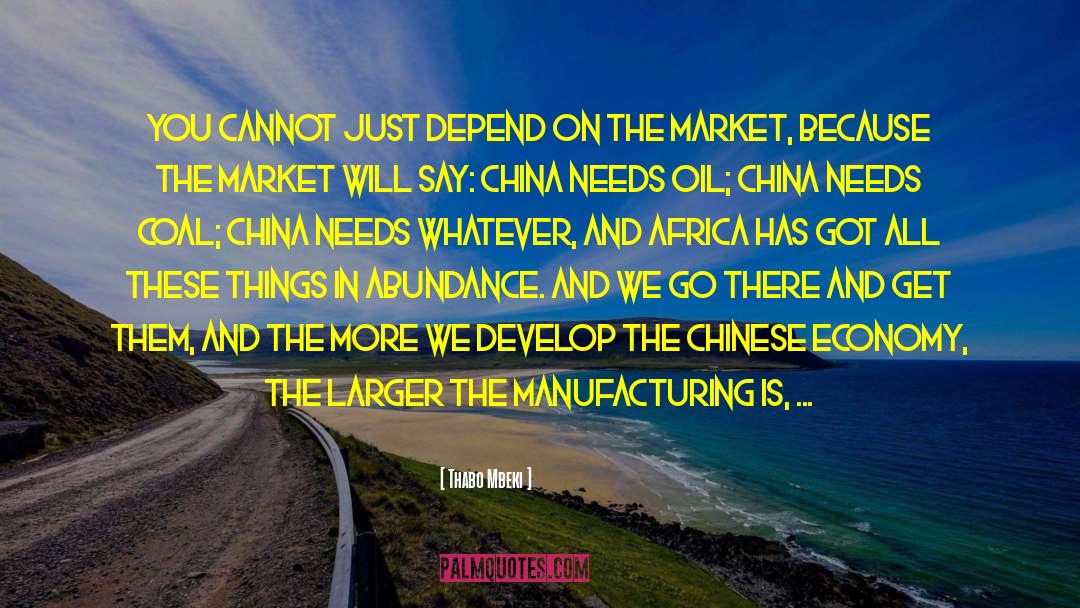 Fahlstrom Manufacturing quotes by Thabo Mbeki