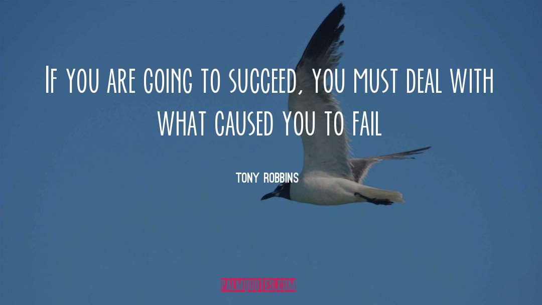 Fail Reaction quotes by Tony Robbins
