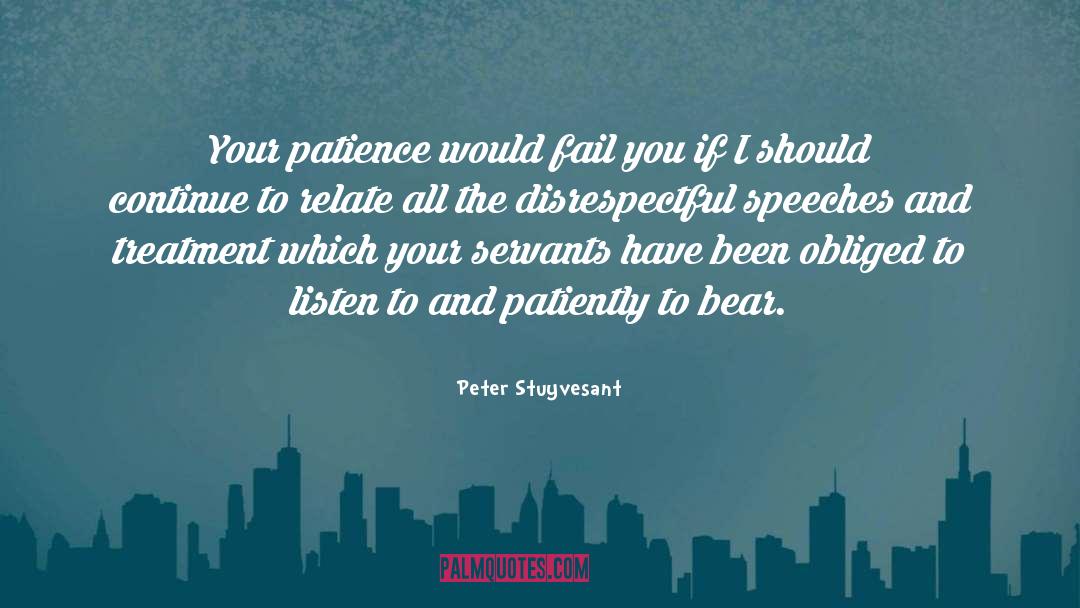 Fail To Recognize quotes by Peter Stuyvesant