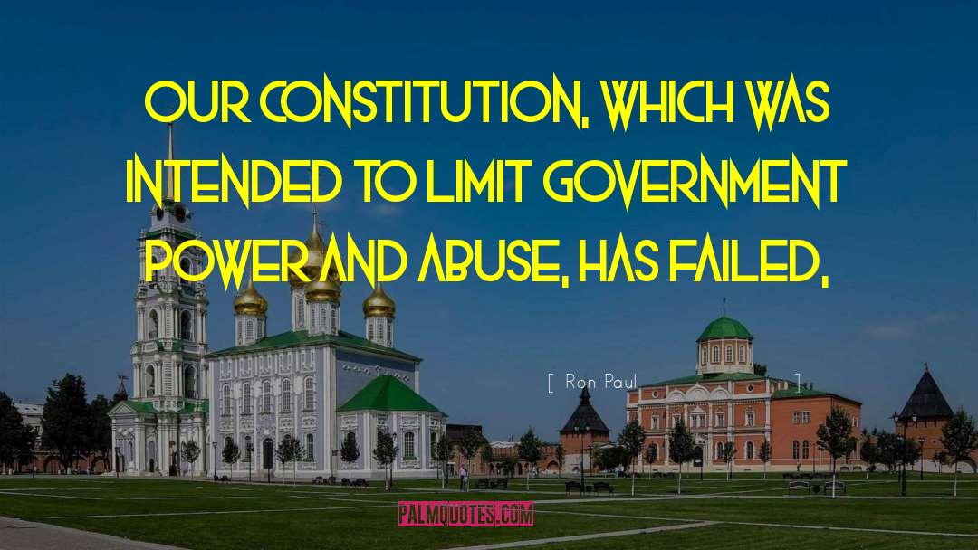 Failed Government quotes by Ron Paul